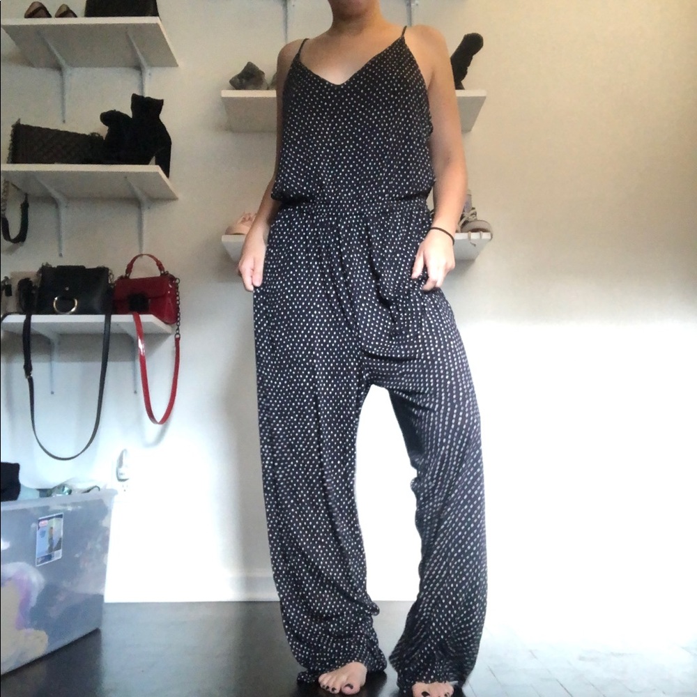 Polka dot jumpsuit